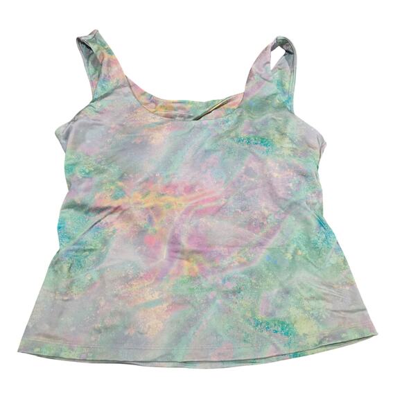Fabletics Tops - NEW NWT Fabletics Oasis Twist Built-In Bra Tank Cosmic Halo Shine | Size Large